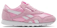 Reebok Girls Classic Nylon - Girls' Preschool Shoes Astro Rose/White