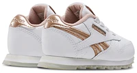 Reebok Girls Classic Leather - Girls' Toddler Shoes White/Rose Gold