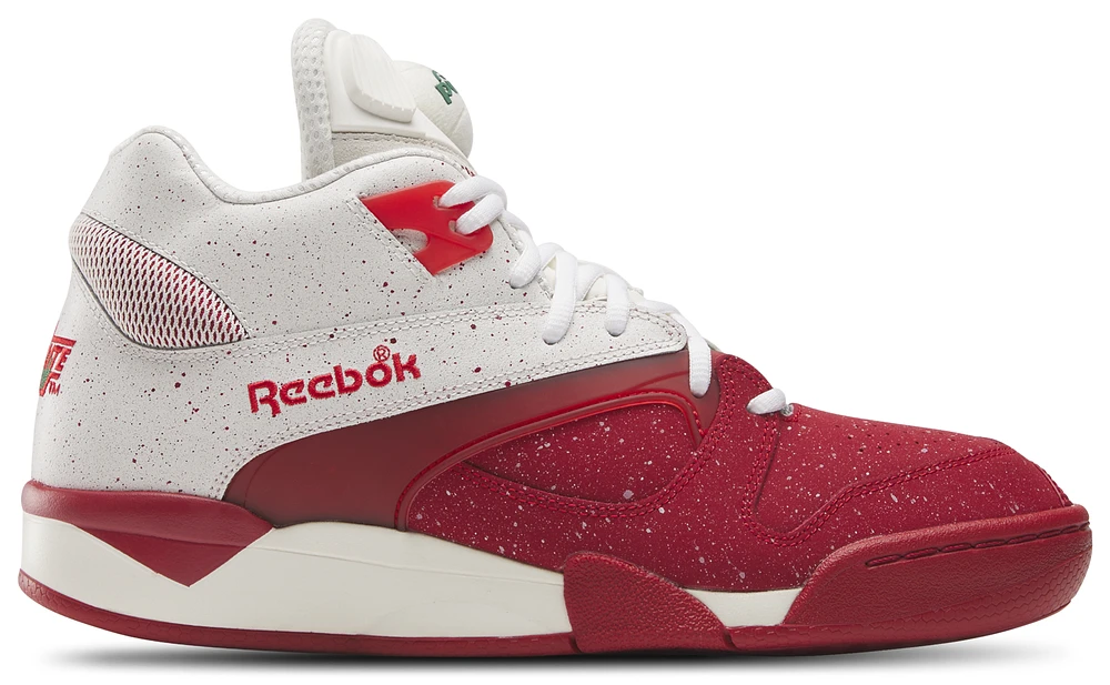 Reebok Mens Court Victory Pump - Basketball Shoes Chalk/Flash Red/Vector Red