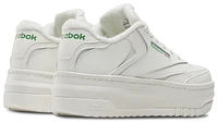 Reebok Girls Club C Extra - Girls' Preschool Shoes Chalk/Chalk/Glen Green