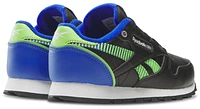 Reebok Boys Classic Leather Step N Flash - Boys' Preschool Shoes Solar Lime/Black/Optimum Blue