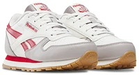 Reebok Boys Classic Leather - Boys' Preschool Shoes Hazy Grey/Chalk/Vector Red