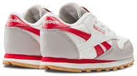 Reebok Boys Classic Leather - Boys' Toddler Shoes Chalk/Hazy Grey/Vector Red