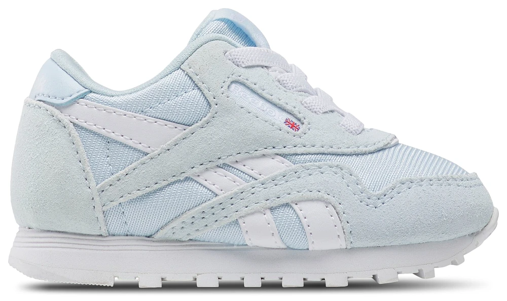 Reebok Girls Classic Nylon - Girls' Toddler Shoes Glass/White