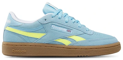 Reebok Boys Club C Revenge - Boys' Grade School Shoes Gum/Digital Blue/Solar Acid Yellow