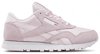 Reebok Girls Classic Nylon - Girls' Grade School Running Shoes Frosted Berry/Ftwr White