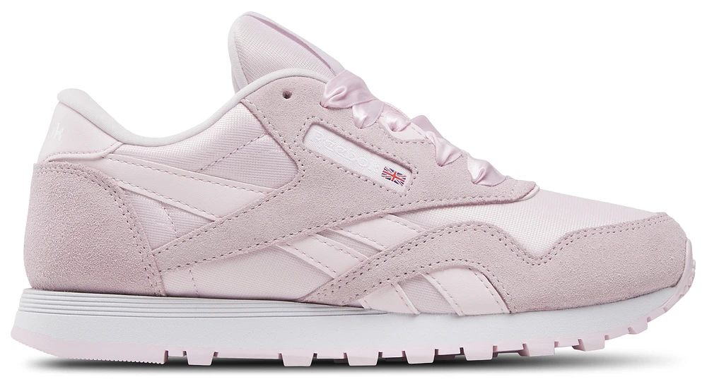 Reebok Girls Classic Nylon - Girls' Grade School Running Shoes Frosted Berry/Ftwr White