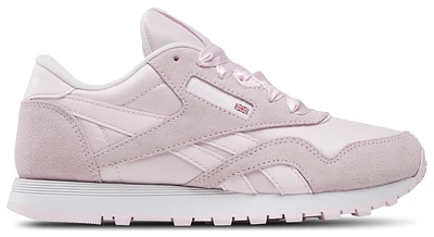 Reebok Girls Classic Nylon - Girls' Grade School Running Shoes Frosted Berry/Ftwr White