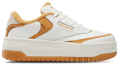 Reebok Girls Club C Extra - Girls' Grade School Basketball Shoes Chalk/Sunbaked Clay