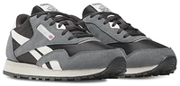 Reebok Girls Classic Nylon - Girls' Grade School Running Shoes Washed Black/Dark Fog/Chalk