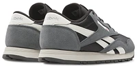 Reebok Girls Classic Nylon - Girls' Grade School Running Shoes Washed Black/Dark Fog/Chalk
