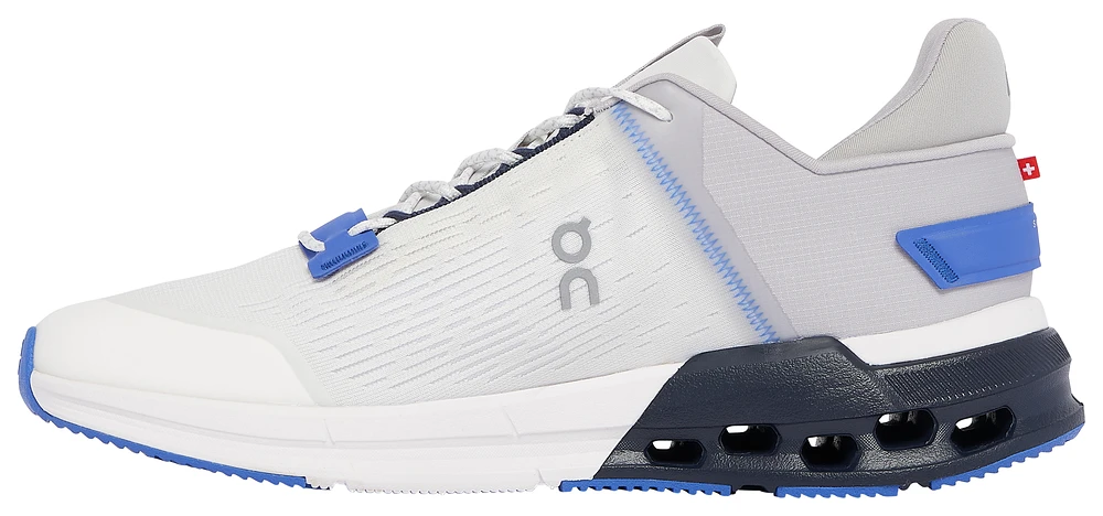 On Mens Cloudnova Form - Walking Shoes White/Blue