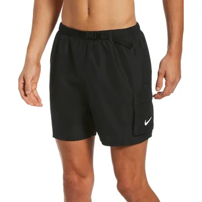 Nike Belted Packable 5" Volley Shorts  - Men's