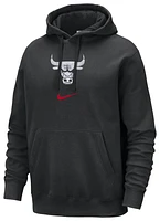 Nike Mens Chicago Bulls Club CE Pullover Hoodie - Black