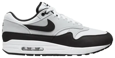 Nike Mens Air Max 1 - Running Shoes White/Black/Pure Platinum