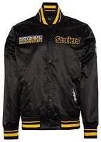 Pro Standard Pitt. Steelers Turn It Up M Rib Satin Jacket - Men's