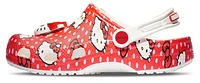 Crocs Girls Classic Clogs Hello Kitty - Girls' Grade School Shoes White/Red