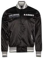 Pro Standard Las Vegas Raiders Turn It Up M Rib Satin Jacket - Men's