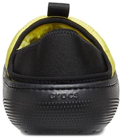 Crocs Boys Classic Puff Moc - Boys' Grade School Shoes Black/Yellow