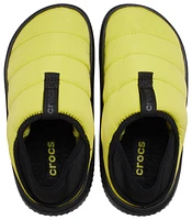 Crocs Boys Classic Puff Moc - Boys' Grade School Shoes Black/Yellow