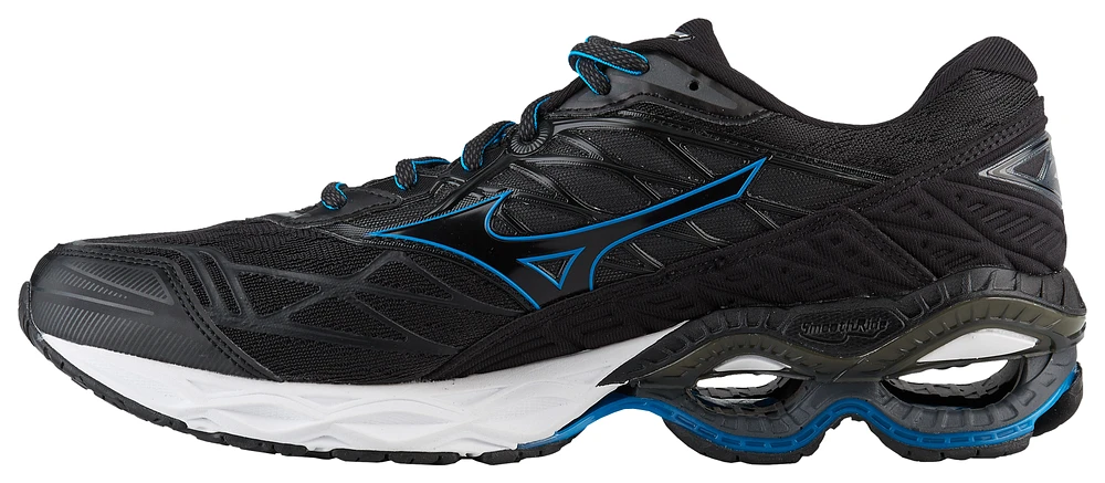 Mizuno Mens Mizuno Wave Creation 20 - Mens Running Shoes Black/Blue Size 08.0