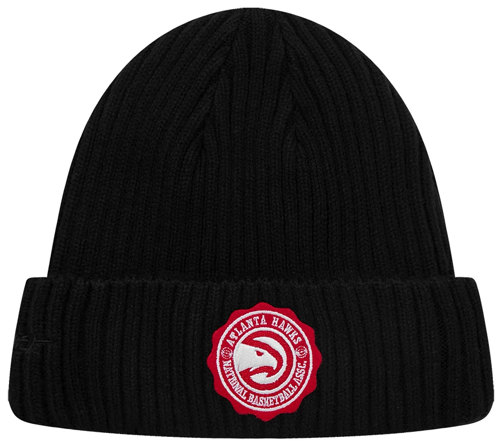 Pro Standard Mens Pro Standard Hawks Crest Beanie - Mens Black Size One Size