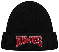 Pro Standard Mens Pro Standard Hawks Crest Beanie - Mens Black Size One Size