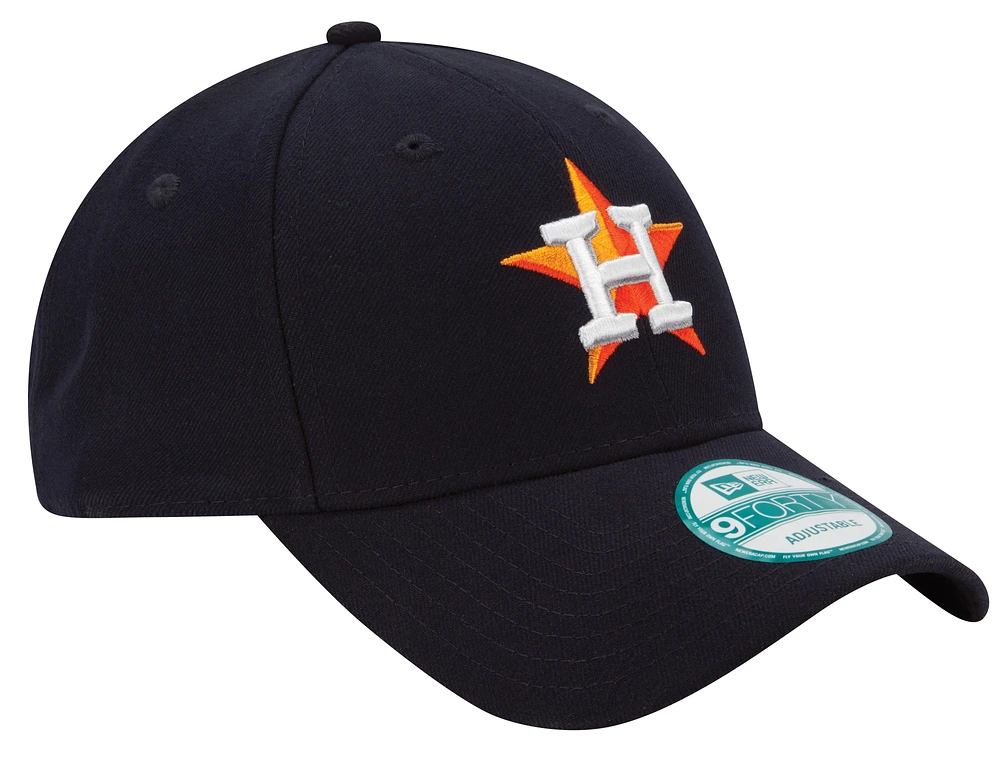 New Era Mens New Era Astros 9Forty Adjustable Cap - Mens Navy/Navy Size One Size