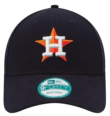 New Era Mens New Era Astros 9Forty Adjustable Cap - Mens Navy/Navy Size One Size