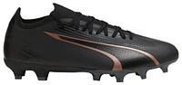 PUMA Mens ULTRA MATCH FG/AG - Soccer Shoes Copper Rose/Puma Black