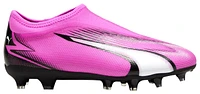 PUMA Boys Ultra Match LL FG/AG Junior - Boys' Grade School Soccer Shoes Poison Pink/Puma White/Puma Black