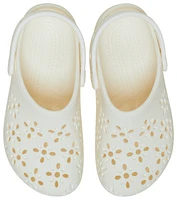 Crocs Girls Floral Cutout Clogs