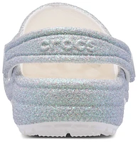 Crocs Girls Classic Iridescent Glitter Clogs - Girls' Infant Shoes White