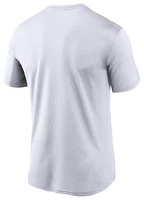 Nike Mens Nike Dodgers Wordmark Legend T-Shirt - Mens White/White Size XL