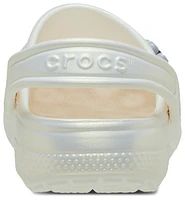 Crocs Girls Classic Iridescent Charm Clog