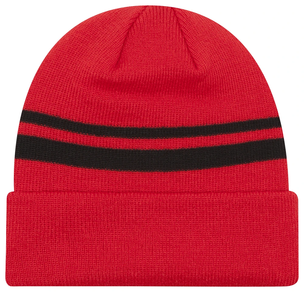 New Era Mens New Era Chiefs Cuff Knit - Mens Red/Black Size One Size