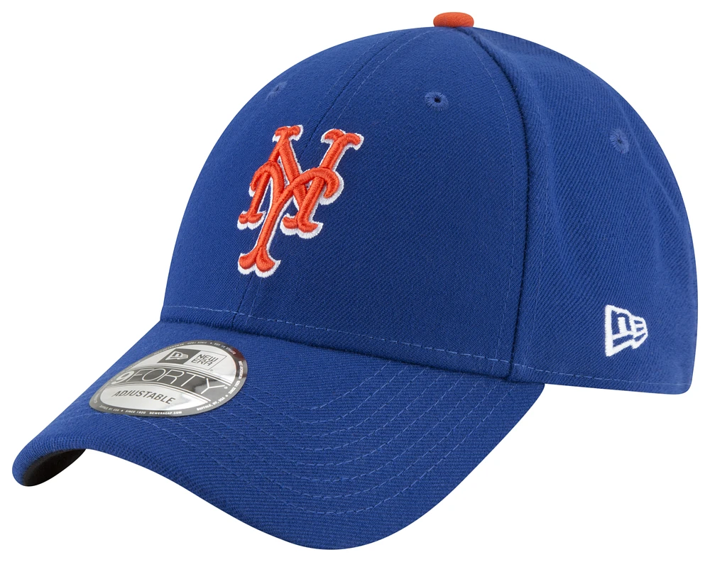 New Era Mens New Era Mets 940 Adjustable Cap - Mens Orange/White Size One Size