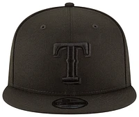 New Era Mens New Era Rangers BOB Snapback Cap - Mens Black/Black Size One Size