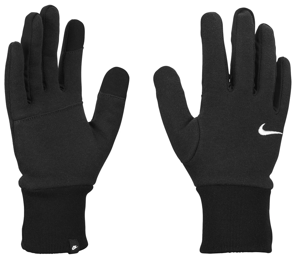 Nike Womens Nike LG Phoenix Fleece Glove - Womens Black/Black/White Size L