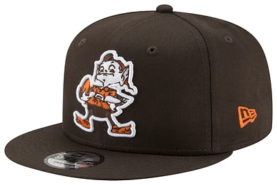 New Era Mens New Era Browns 9Fifty Historic Basic Cap - Mens Brown/Orange Size One Size