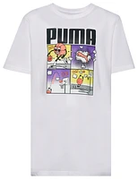 PUMA Boys Comic Strip A1 Graphic T-Shirt - Boys' Grade School White/Black