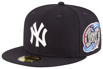 New Era Mens New Era Yankees 59Fifty World Series Side Patch Cap - Mens Navy/White Size 7