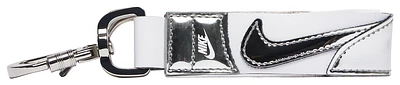 Nike Mens Nike Premium Key Holder - Mens Metallic Silver/Metallic Silver/White Size One Size