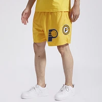 Pro Standard Mens Pacers Classic Woven Shorts - Yellow/Yellow