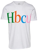 Support Black Colleg Mens Colleges SBC X HBCU T-Shirt - White/White