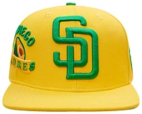 Pro Standard Pro Standard Padres Homage to Home Wool Snapback - Adult Yellow/Yellow Size One Size