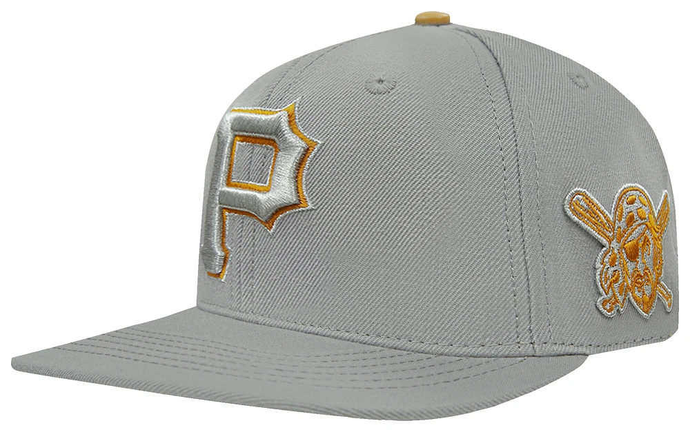 Pro Standard Pro Standard Pirates Homage to Home Wool Snapback - Adult Grey/Grey Size One Size