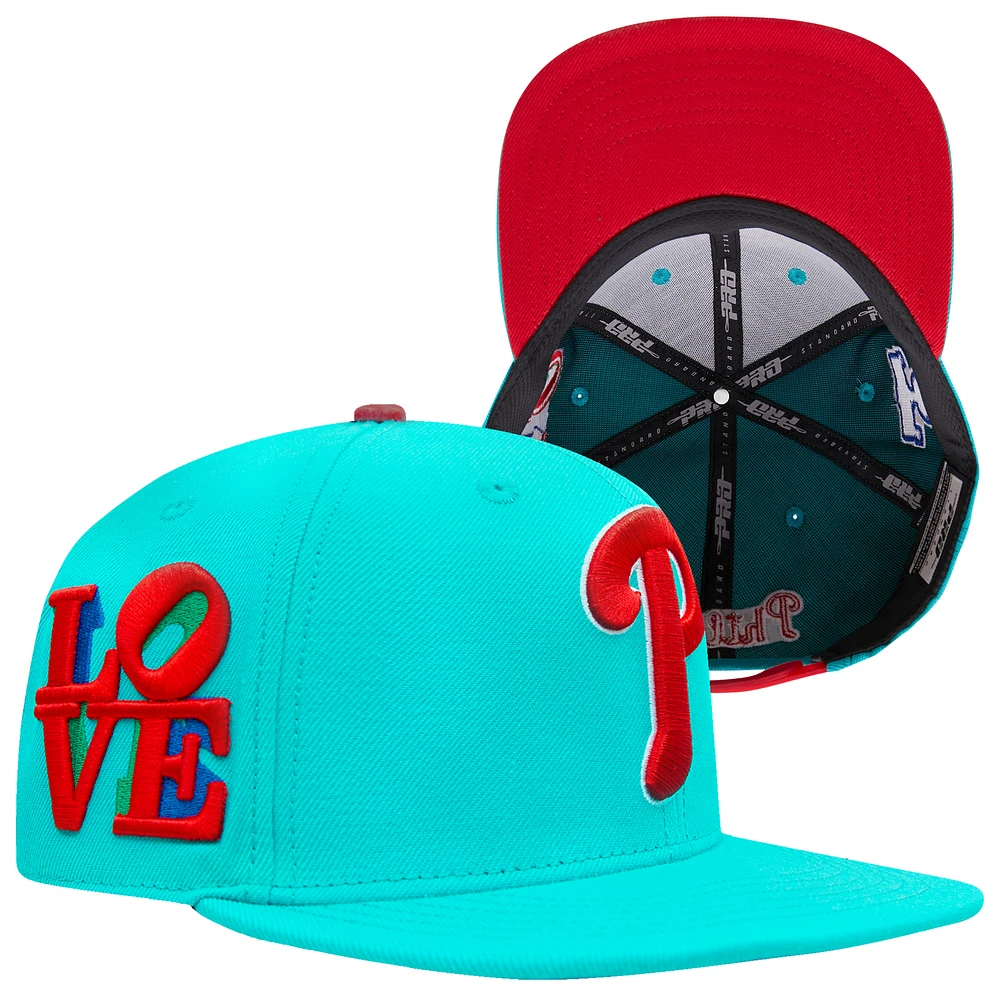 Pro Standard Pro Standard Phillies Homage to Home Wool Snapback - Adult Seafoam/Seafoam Size One Size