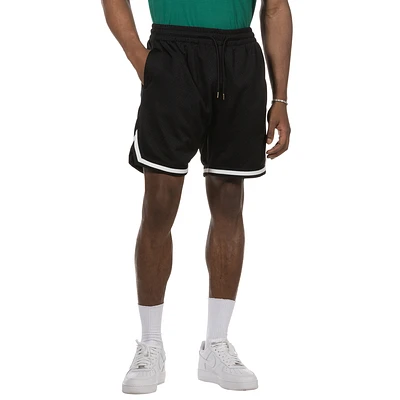 LCKR Mens Excel Mesh Shorts - Black/Black