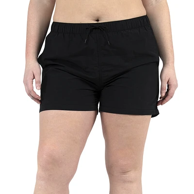 Cozi Womens Cozi 5" Nylon Shorts - Womens Ultra Black Size M